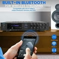 thumbnail image 4 of Pyle 2 Watts Continuous Power 5 Channel Audio Power Amplifier, 4 of 7