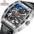 thumbnail image 2 of Chenxi Top Brand Luxury Men Automatic Watches Business Clock Leather Waterproof Luminous Mechanical Tourbillon Wristwatches - Mechanical Wristwatches, 2 of 7