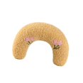 thumbnail image 2 of Almohada de mascotas,Pequeño perro almohada mascota gato cama cuello,Mat Collar Cuddle Support Almohada para dormir,Juguete de entrenamiento Protección del sueño Cachorro amarillo y blanco Yuyangstore Almohada de mascotas, 2 of 8
