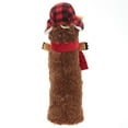 thumbnail image 2 of Holiday Time Large Squeaky Stuffed Dog Toy – Buffalo Plaid Hedgehog, 2 of 4