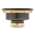 thumbnail image 4 of Signature Hardware 902367 3-1/2" Basket Strainer For Sinks Up To 7/8" Thick - Brass, 4 of 7