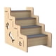 thumbnail image 3 of Escalera de madera para casa, conductor de escalada, suministros para animales, accesorios para gatos, escalón para 4 capa, 3 of 9