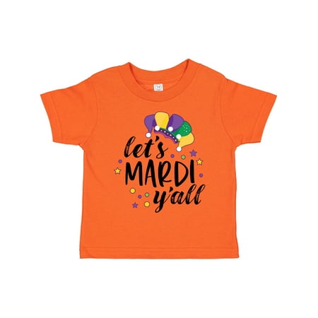 

Inktastic Mardi Gras Let s Mardi Y all with Jester Hat Gift Toddler Boy or Toddler Girl T-Shirt