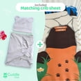 thumbnail image 6 of Cuddle Club Baby Wrap Swaddle Blanket Sleep Sack Bundle with Novelty Beanie Hat, Bear Small, 6 of 7
