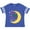 Football Blue and White, variant on Inktastic Twinkle Twinkle Little Star with Yellow Moon Boys or Girls Toddler T-Shirt