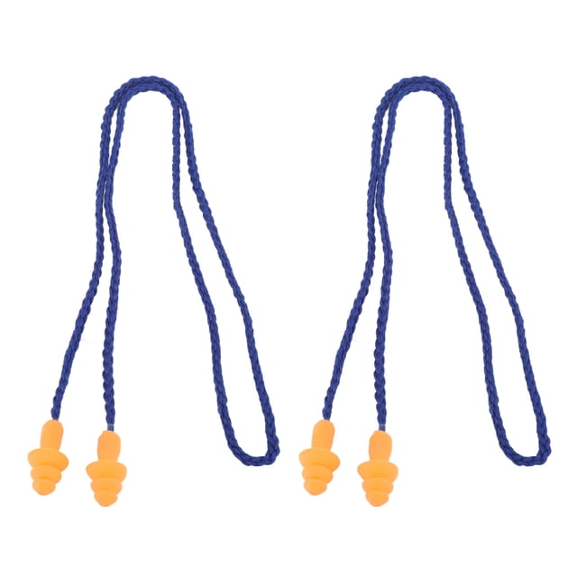 Sleeping Ear Plug, Tree Design Long Cord 2Pcs Simple Wearing Hearing Protection Swimming Earplug For Home