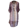 thumbnail image 6 of Tunic Tops Caftan Kaftan Cover Up Summer Tunic Shirts Dress, 6 of 10