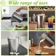 thumbnail image 7 of 2L 18/8 Stainless Steel Measuring Cup with Handle and Pour Lip, 304 stainless pitcher with marking with handle, 68OZ/2 Liter- 8 Cup, Heavy-Duty Pitcher, 7 of 7