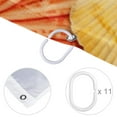 thumbnail image 4 of Shell Waterproof Printed Bathroom Curtains with Hook for Shower Curtain Sets and Bathroom Decoration, 4 of 5