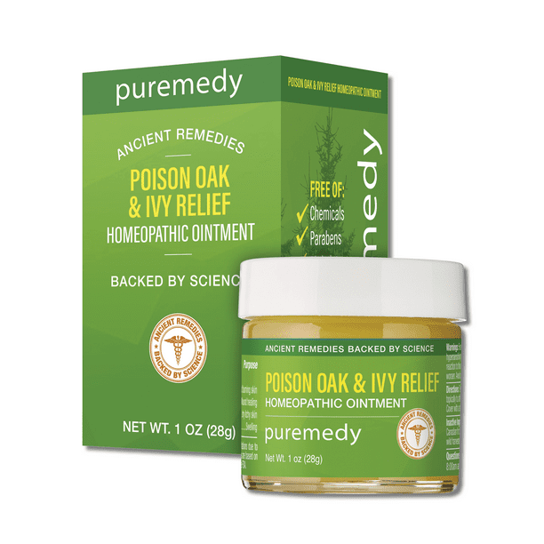 Puremedy Poison Oak & Ivy Relief Balm, All Natural Homeopathic Anti