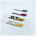 thumbnail image 2 of 3D Flat Font Letters ABS Emblem Yellow R GT GTR Fit For Mercedes Fit For Benz AMG Car Trunk Nameplate Badge Logo Sticker Chrome Glossy Black, 2 of 4