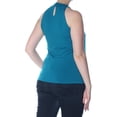 thumbnail image 2 of INC $39 Womens New 1080 Teal Heather Grecian Neckline Sleeveless Top XXL B+B, 2 of 2