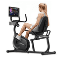 thumbnail image 1 of MERACH Vélo d'Exercice Couché avec Écran, Résistance Magnétique, Application Bluetooth, Siège et Dossier Réglables, Capacité de 350 Lb, Vélo Stationnaire d'Intérieur pour Aînés et Cardio à la Maison, 1 of 8