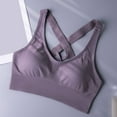 thumbnail image 7 of vigerkar Sports Bra for Women-High Impact Criss Cross Back, Full Support for Large Bust Yoga Bra (Purple, S), 7 of 7