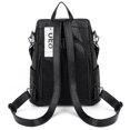 thumbnail image 3 of UTO Women Backpack PU Leather Ladies Fashion Handbags Backpacks Lightweight Travel Shoulder Bag(Black), 3 of 8