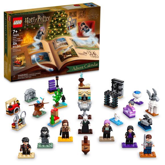 LEGO Harry Potter Calendrier de l'Avent 2022 76404 Ensemble de Construction et Figurines; Compte à Rebours jusqu'à Noël pour Enfants, Garçons et Filles 7+ (334 Pcs)