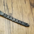 thumbnail image 6 of 12mm Black Plating Matte Bracelet Men's Stainless Steel Male Jewlery Gift Bangle, 6 of 9
