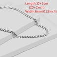 thumbnail image 3 of MASALADI To My Man Promise Necklace for Boyfriend Husband, Mens Stainless Steel Cuban Link Chain, Romantic Anniversary Birthday Jewelry Gift Box with Message Card, 3 of 6