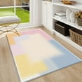 thumbnail image 2 of 1PC Pastel Color Area Carpet Partial Carpet, Lightweight Washable Easy-to-Tidy Carpet Mat Festival Gift, Suitable for Living Room, Bedroom, Dining Room, Bathroom, Office, Room Accessones, 2 of 10