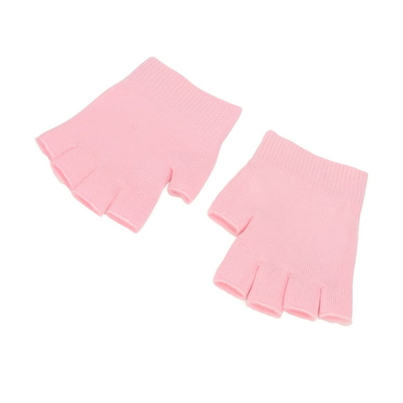 Medios guantes de gel hidratante, 2 piezas Guantes de spa de medio dedo de gel hidratante Guantes sin dedos de spa hidratantes Diseño revolucionario