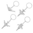 thumbnail image 2 of 4 llaveros de avión de guerra con forma de avión creativo., 2 of 6
