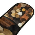 thumbnail image 4 of Yayeee Double Oven Mitt Kitchen Heat Resistant Baking 35" x7" Quilted Glove, Gold Flower, 4 of 6