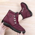 thumbnail image 5 of adviicd Sneakers For Women Shoes Warm Women Boots Couples Keep Snow Round Velvet Lace Up Men Boots Plus Sport Snow Boots Women Size 11w, 5 of 5