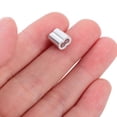 thumbnail image 4 of 200pcs Cable Crimps Wire Ferrules Rope Steel Cable Aluminum Crimping Loop Sleeve Steel Cable Double Ferrule Wire Rope Cable Clamps (Silver), 4 of 5