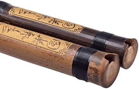 Flute, 8 Holes Chinese Flute Xiao Woodwind Instrument, Chinese Traditional Handmade Musical Instrument Key Of F/G Dizi[Energy Class A]
