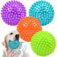 thumbnail image 1 of Juguete para perros Ousiya Squeaky Ball de 4.5 pulgadas para perros medianos y grandes x4, 1 of 6
