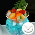 thumbnail image 4 of 1 juego de enfriador de caviar de vidrio, plato para servir con soporte para hielo para aperitivos de camarones, 4 of 5