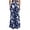 Navy, variant on Casual Floral Wide Leg Pants High Waist Flowy Summer Long Trousers With Pockets