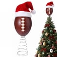 thumbnail image 2 of WMGHA Christmas Tree Topper - 3.5 Inch Soccer Christmas Tree Topper Ornament - Tree Top Decor, Home Xmas Party & Tabletop Display - Sports Themed Top Gift for Men, Senior Fans, Players & Teams, 2 of 9
