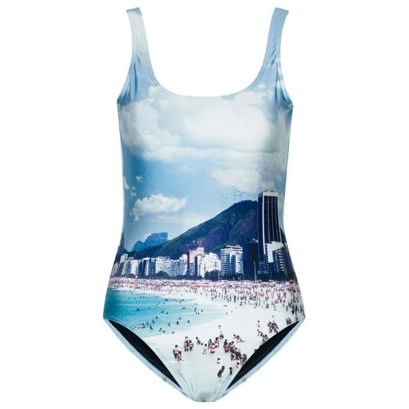 WE ARE HANDSOME Scoop One Piece Swimsuit Escape ( XS )