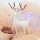 thumbnail image 2 of Plastic Crystal Deer Christmas Forest Elk White Flash Gold Dessert Table Decor Merry Christmas Decor For Home Kids Naviidad Gift, 2 of 5