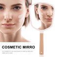 thumbnail image 3 of OULII 1 Pc Elliptical Handheld Mirror Solid Wood High Definition for Men, 3 of 8