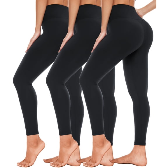 Leggins Hi Clasmix de cintura alta negros para mujer S-M