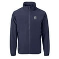 thumbnail image 2 of Men's Cutter & Buck Navy Detroit Tigers Big & Tall Charter Eco Recycled Full-Zip Jacket, 2 of 3