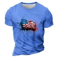 thumbnail image 1 of Chemises à Manches Longues pour Hommes Imprimé Décontracté Col Rond T-Shirt à Manches Courtes, Chemises à Manches Longues pour Hommes Coton, 1 of 4