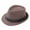 58 Coffee, variant on Men's Classic Manhattan Structured Gangster Trilby Fedora Hat Short Brim Panama Hat