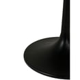 thumbnail image 3 of Contemporary Home Living Circular Marble Top Pedestal Dining Table - 36" - Black, 3 of 6