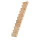 thumbnail image 5 of Escaleras en miniatura a escala 1:12, muebles para casa de muñecas, juego de simulación sin pintar, Mini escalera de madera DIY para accesorios, 5 of 9