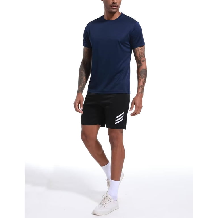 TELALEO, Men's Workout Shirts, Moisture Wicking, Quick Dry, XXL ...