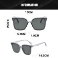 thumbnail image 2 of Personalidad de tendencia retro, versión coreana de gafas anti-ultravioleta, hechas de PC., 2 of 5
