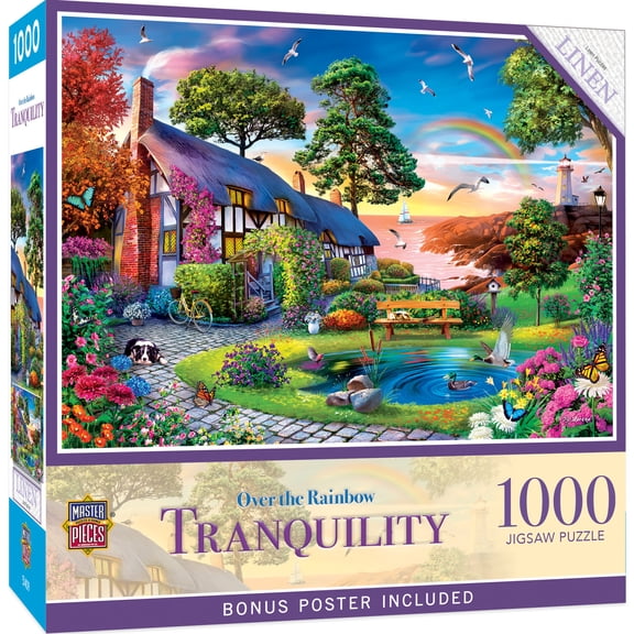MasterPieces 1000 Piece Jigsaw Puzzle - Over the Rainbow - 19.25"x26.75"
