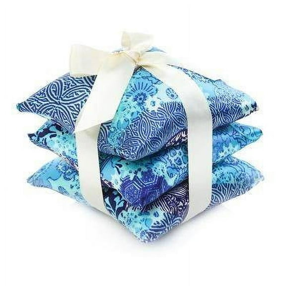 AQUA ORIGAMI ElizabethW Silk Sachet Ribbon Tied Set of 3