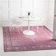 thumbnail image 1 of Unique Loom 3140599 8 x 8 ft. D Amore Austin Square Rug, Pink, 1 of 2