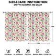 thumbnail image 2 of Soft Botanical Curtains 42x54 Inch Rod Pocket Blackout Drapes 2 Panels for Bedroom and Living Room, 2 of 2
