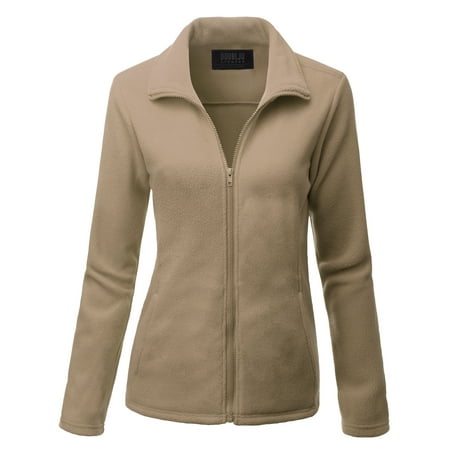Orange Travel Jacket - Doublju Long Sleeve Fleece Thermal Lightweight Jacket Outwear
