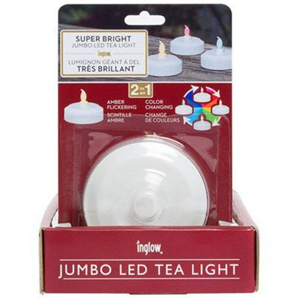 Sterno Home 237036 2 in 1 LED Jumbo Tea Light Walmart